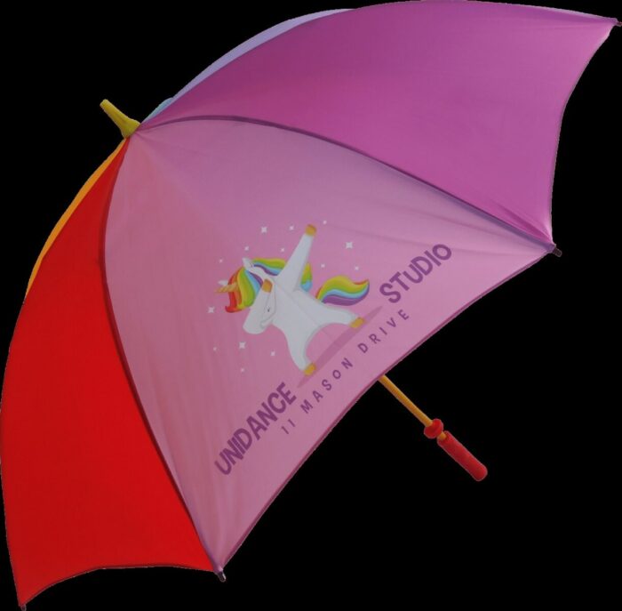pink and red umbrella